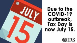 Read more about the article C19 UPDATE: Tax Filing Deadline Extended to July 15